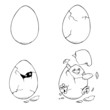 Ei, schlüpfen, Geburt, Küken, Ostern, Huhn,