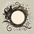 Vector Floral vintage frame (From my Vector Floral vintage frame (From my