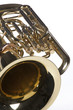 Tuba Euphonium Isolated on White