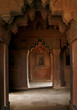 Empty passage in an abandoned temple in Fatehpur Sikri. India