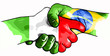 handshake brazil italy