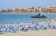 Playa de Las Vistas beach in Los Cristianos, Tenerife Spain Playa de Las Vistas beach in Los Cristianos, Tenerife Spain