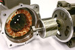 Opened AC Electric Motor. Opened AC Electric Motor.