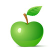 Glossy apple
