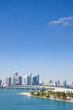 A view of Miami from its port in Portrait