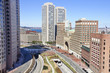 Looking down the Rose Kennedy Greenway in Spring