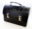 A Black Vintage Lunchbox A Black Vintage Lunchbox