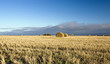 End of day over field