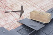 roofer made a roof with slates
