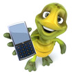 Tortue et téléphone portable Tortue et téléphone portable