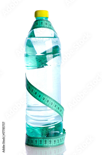 Photo: Water Bottle Diet Concept Water Bottle Diet Concept
