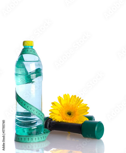 Photo: Water Bottle Diet Concept Water Bottle Diet Concept