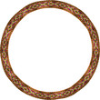 Folk circle frame Folk circle frame