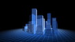 Detaily fotografie 3D city