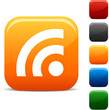 Rss icon set. Vector illustration