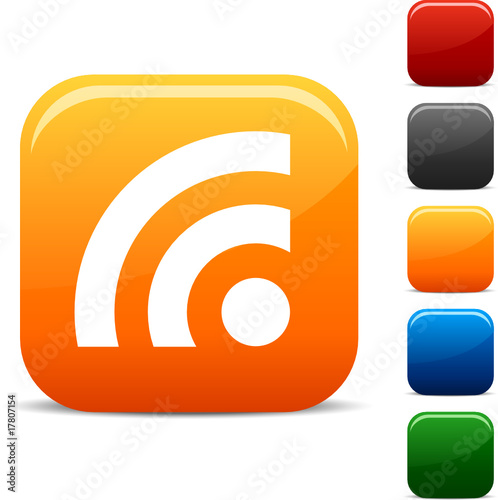 Vektor: Rss icon set. Vector illustration Rss icon set. Vector illustration