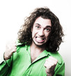 Photo: jeune homme fou de rage colère jeune homme fou de rage colère