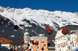 Cityscape of Innsbruck, Austria. Christmas Decoration. Cityscape of Innsbruck, Austria. Christmas Decoration.