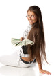 Woman with money