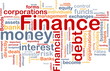 Finance word cloud