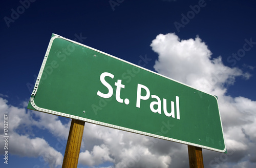 Photo: St. Paul Green Road Sign St. Paul Green Road Sign