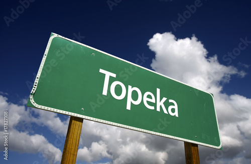 Photo: Topeka Green Road Sign Topeka Green Road Sign