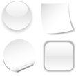 Set of white icon. Vector illustration. Set of white icon. Vector illustration.