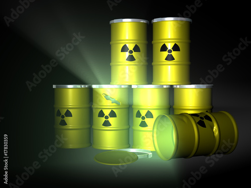 Illustration: Umweltkatastrophe Atommüll Umweltkatastrophe Atommüll