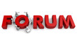 Forum discussion concept