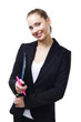 Decent young business woman