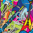 Vector seamless music illustration Vector seamless music illustration