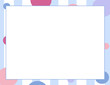 Blue Poke-A-Dots Background With Panel