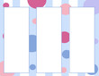 Blue Poke-A-Dots Background With Panels
