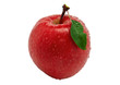 Frischer roter Apfel mit Wassertropfen