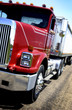 Semi on road Semi on road