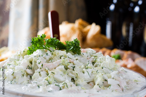 Photo: Cucumber and shrimp salad Cucumber and shrimp salad