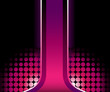 Beautiful 3D pink stripe with halftone background