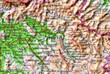 Cartina geografica della Toscana - Firenze