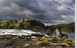 Rhine Falls (Rheinfall) at Schaffhausen in Switzerland.