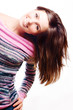 Happy beauty young woman