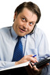 Businessman on phone