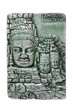 Cambodian Fridge Magnet Isolated