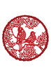 Chinese paper cut-bird Chinese paper cut-bird