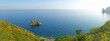 The panoramic view of Fiolent cape in Black Sea, Ukraine