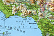 Cartina geografica del Lazio - Golfo di Gaeta