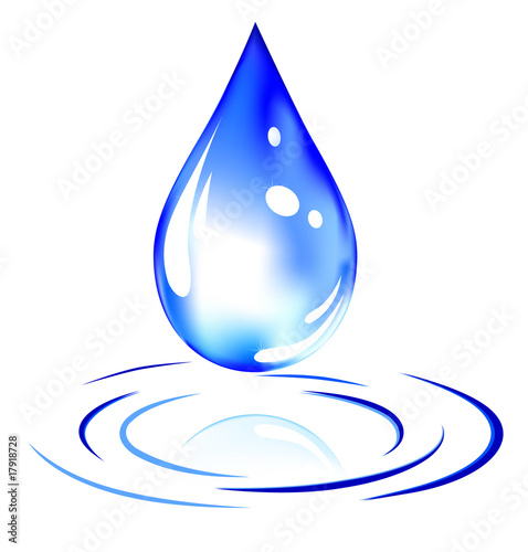 water drop vector. vector of water drop