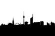 Vettoriale: vienna city skyline silhouette vienna city skyline silhouette