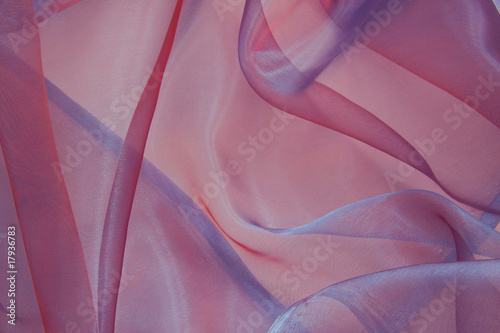 Photo: Background of soft transparent organza. Background of soft transparent organza.