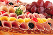 Food display. Close up.