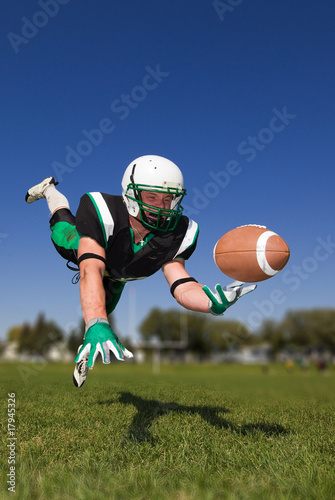 Photo: American football player American football player